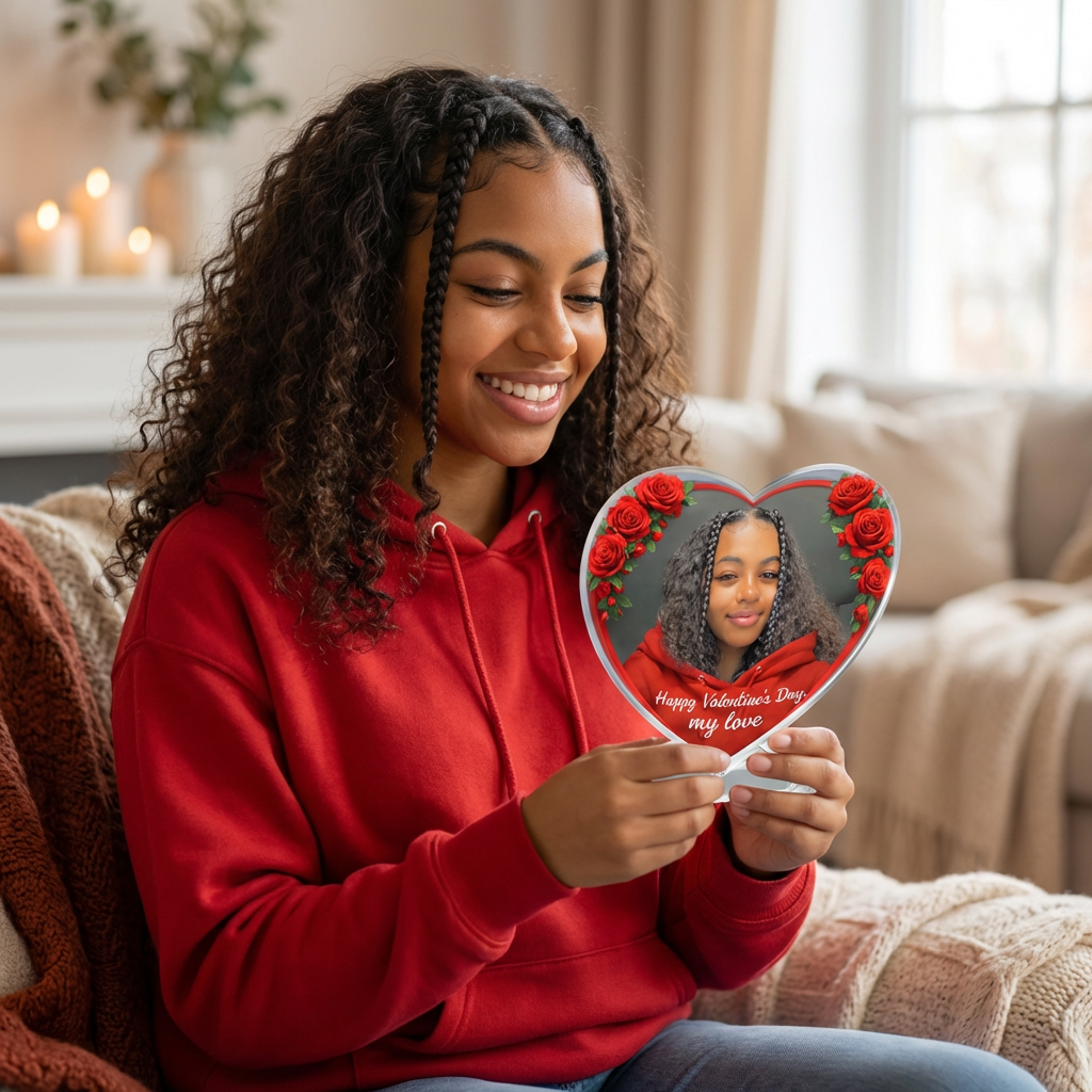 Personalized Love Heart Plaque