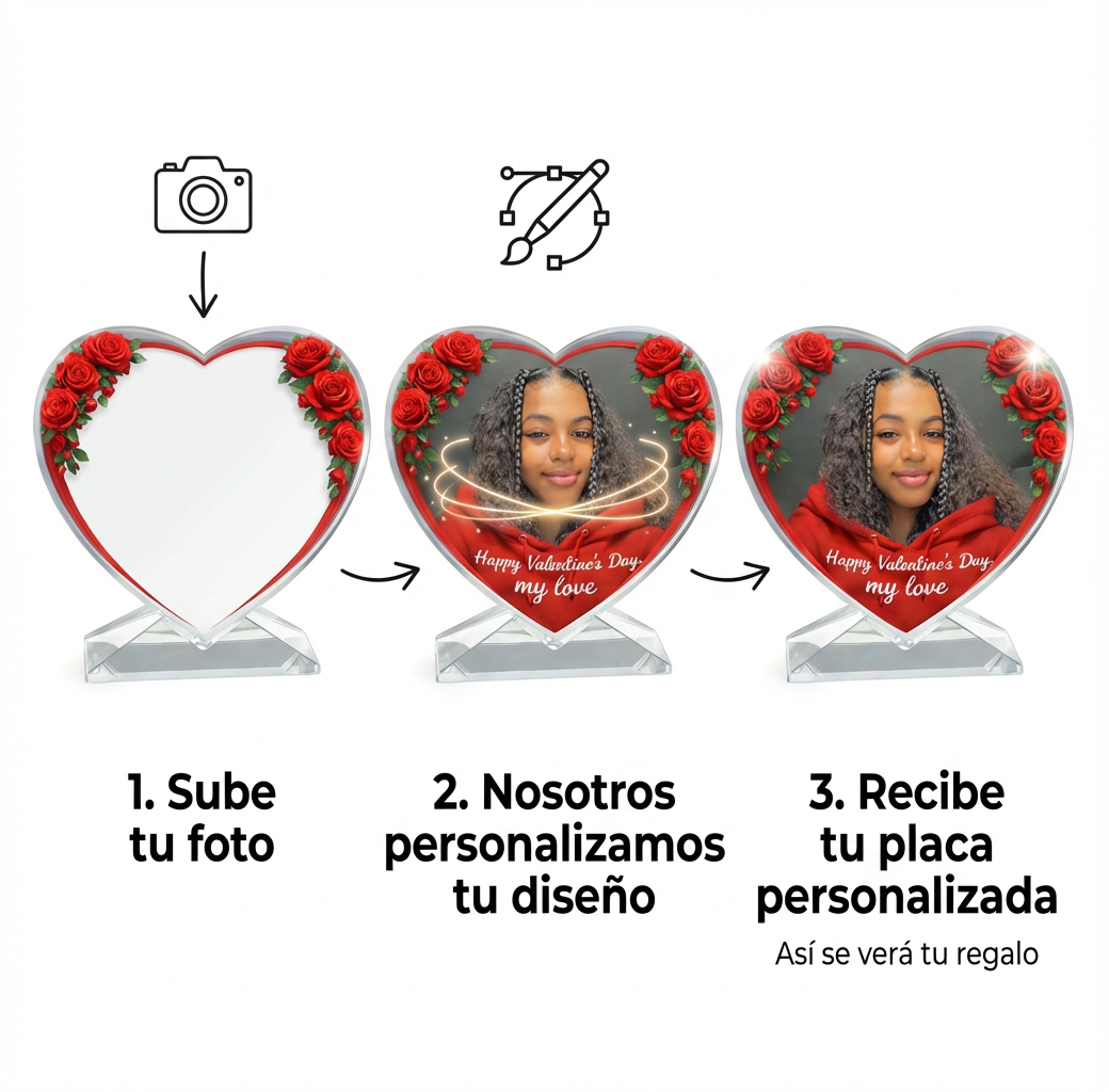 Personalized Love Heart Plaque